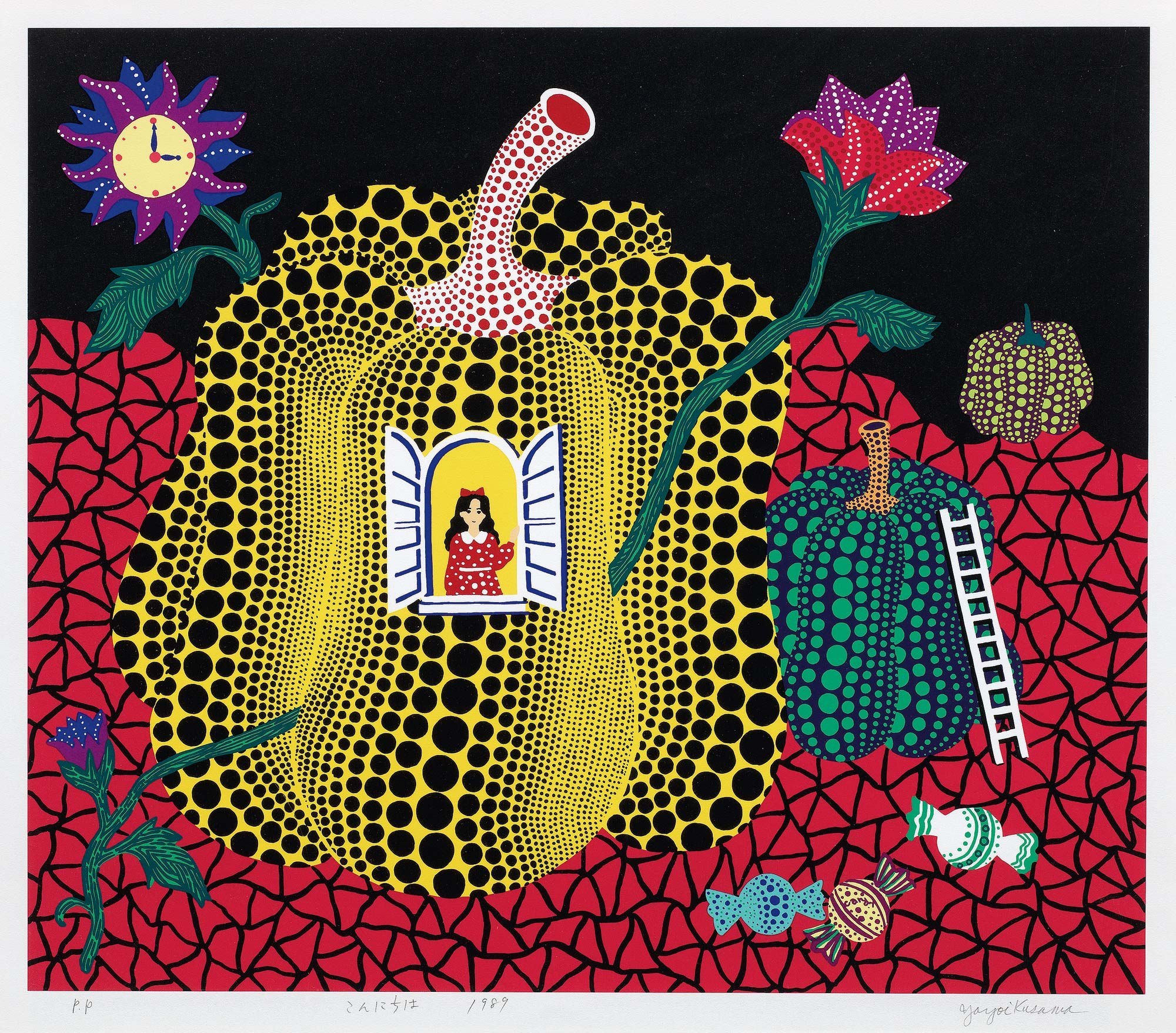 Yayoi Kusama (b.1929) HELLO