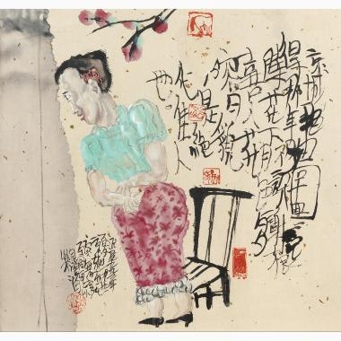 刘炜 （b.1965） 京城艳妇图III