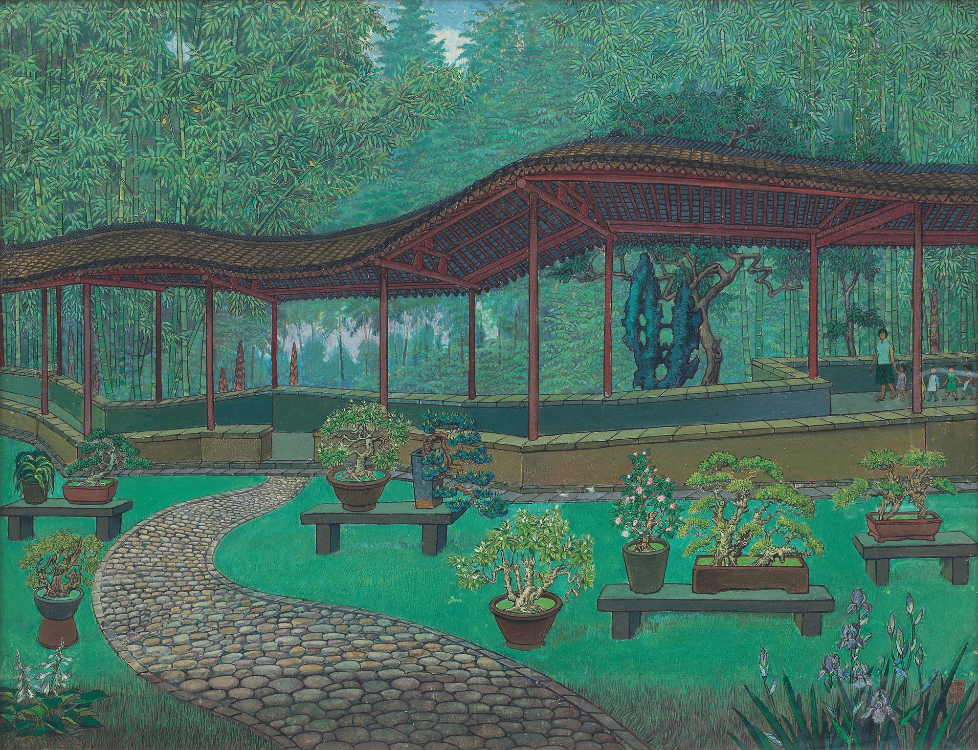 ZHU DANIAN (1916-1995) 苏州园林 Gardens of Suzhou
