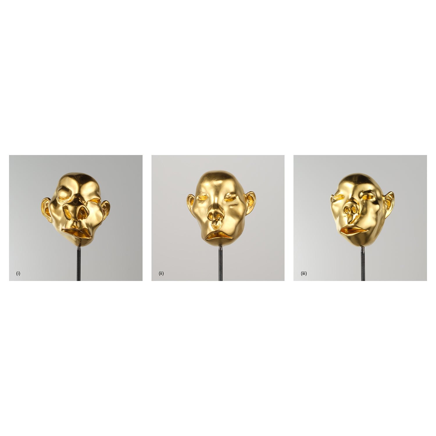 Three works: (i) Goldhead No. 6; (ii) Goldhead No. 3; (iii) Goldhead No. 11
