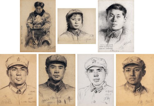 AI XUAN (b.1947) 人物组画 Portraits of figures