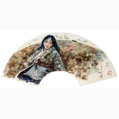 艾轩 （b.1947） 安曲村深秋