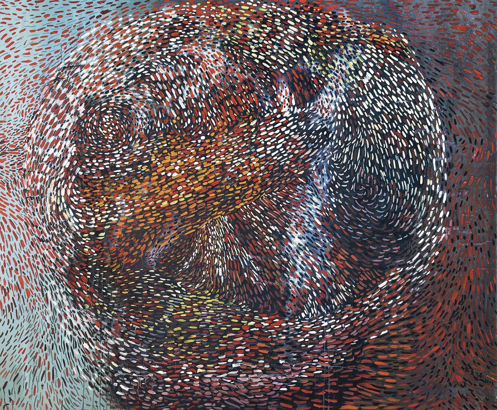 YU YOUHAN (1943-2023) 抽象2011 8-9 abstraction 2011 8-9