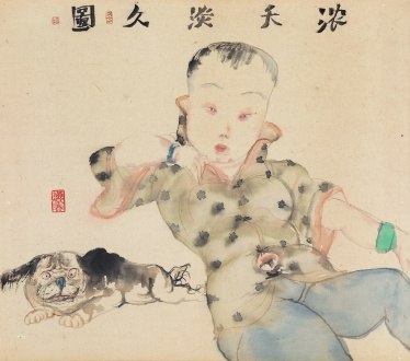 LI JIN (b.1958) 浓夭淡久图 EPHEMERAL GLAMOUR OR LASTING BLANDNESS