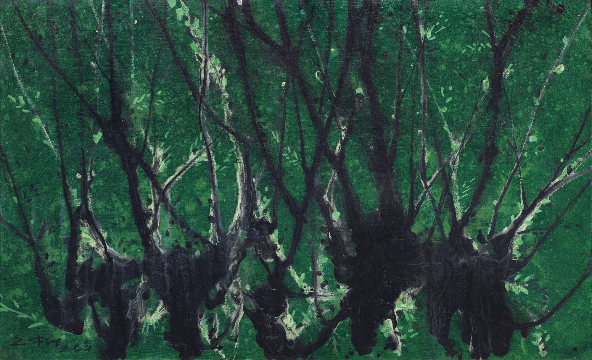 LUO GONGLIU (1916-2004) 树木 Woods