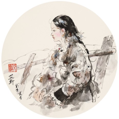 藏族少女