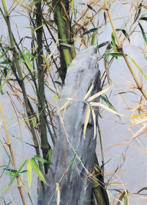 LENG JUN (b.1963) 竹石双友 Bamboo and Rock: Two Friends