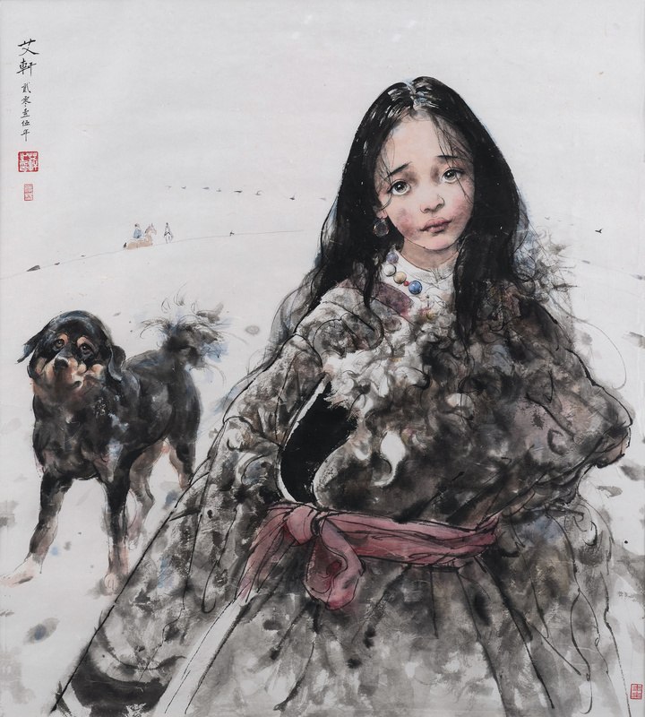 藏族少女