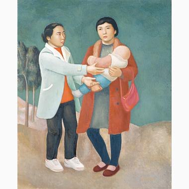 抱小孩