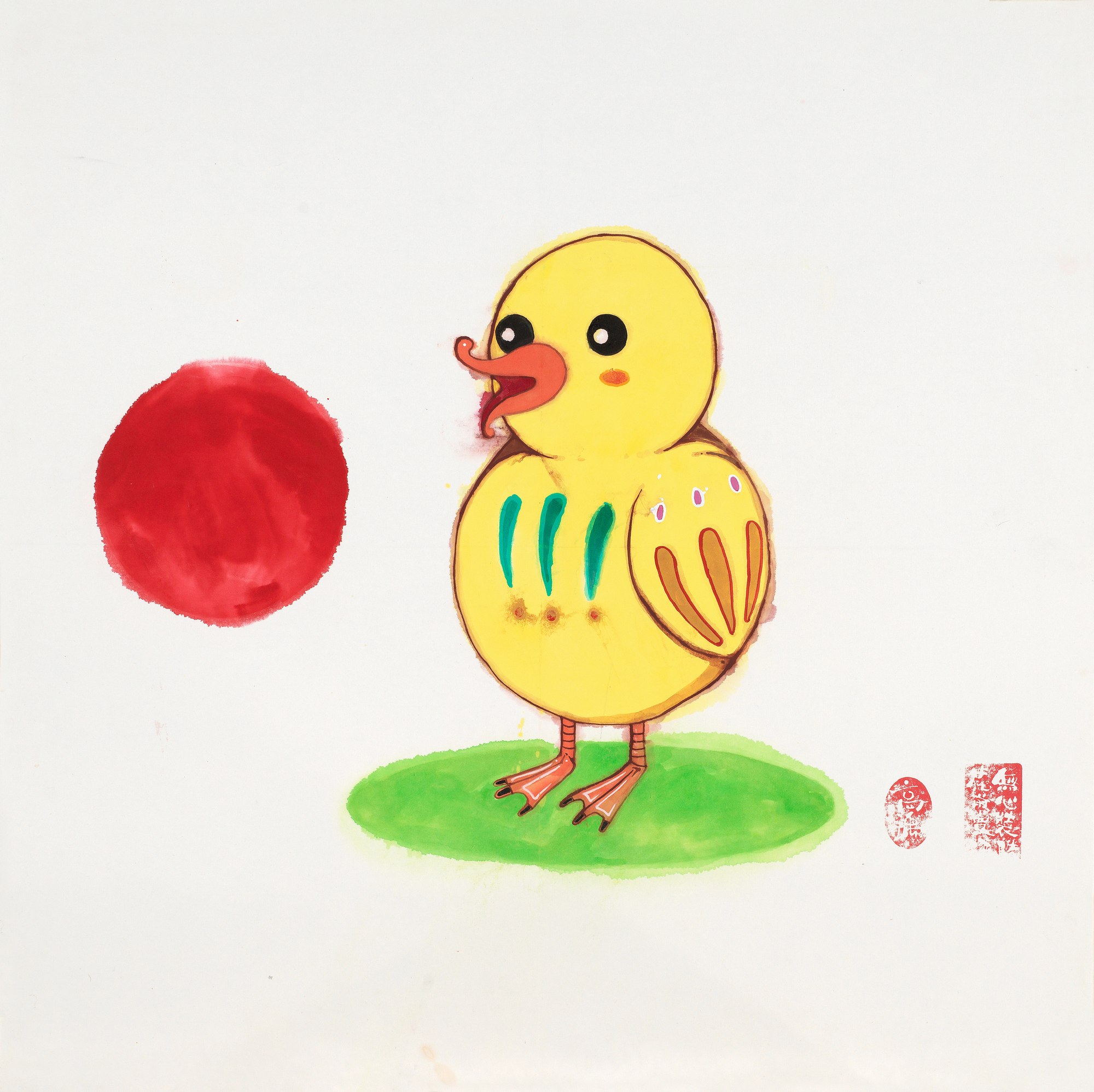小鸭子下河