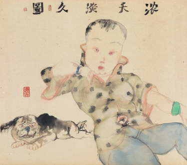 LI JIN (b.1958) 浓夭淡久图 EPHEMERAL GLAMOUR OR LASTING BLANDNESS