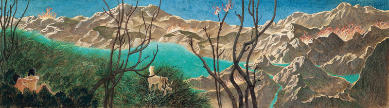 YAN BINGQING (b.1983) 观火 fire watch