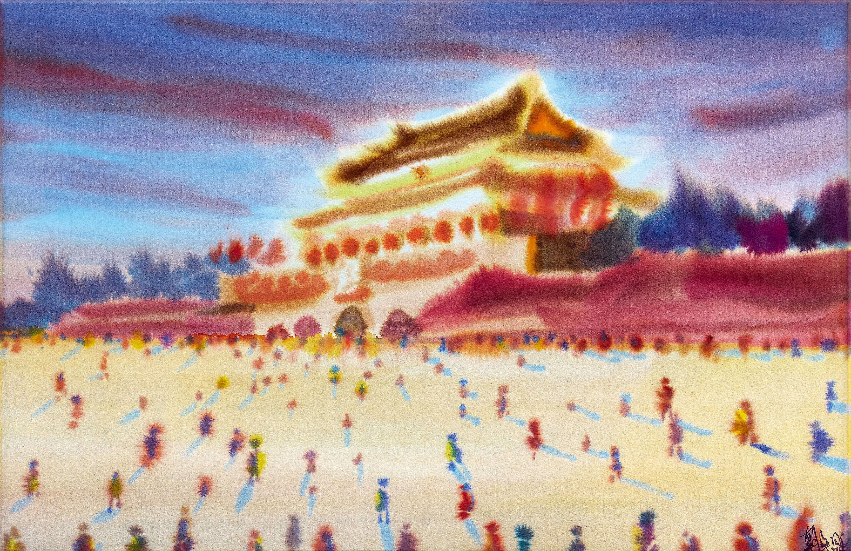 尹朝陽  天安門