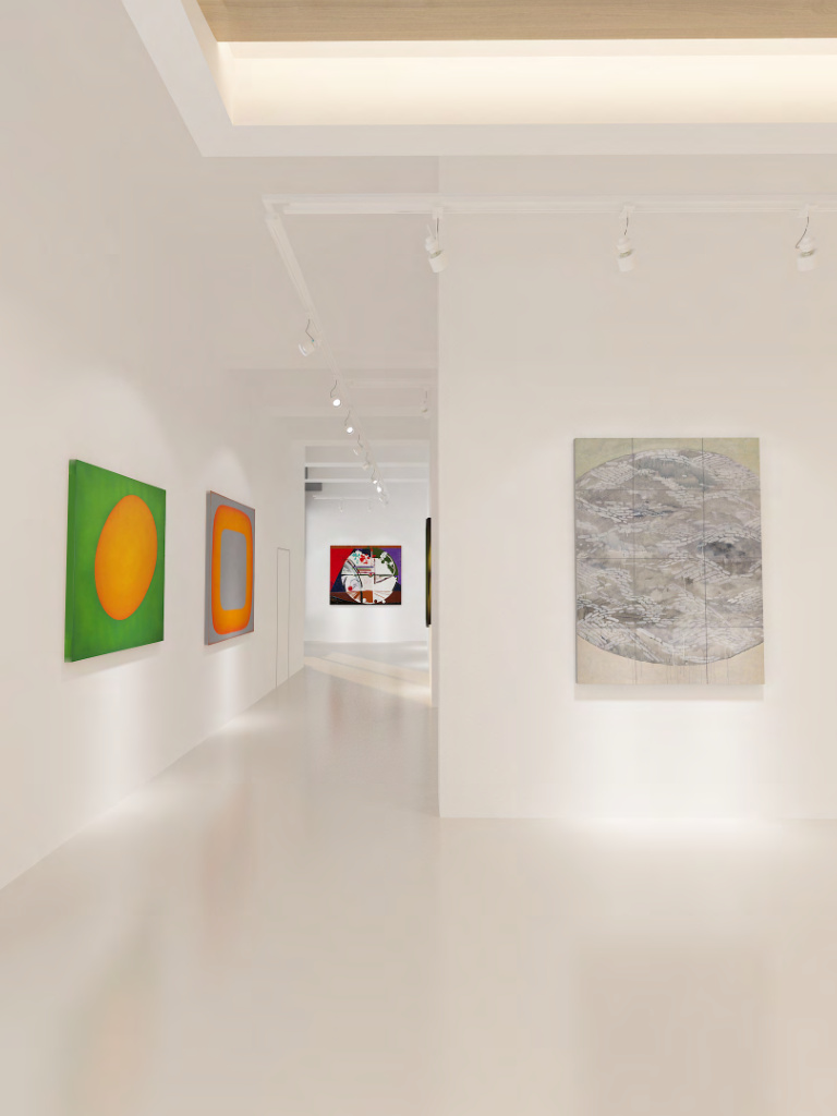 中国当代的抽象叙事 展览现场 Verticals and Horizontals